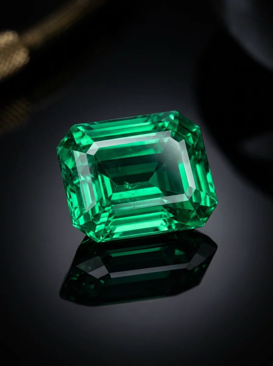 Museum-Grade Colombian Emerald Cabochon