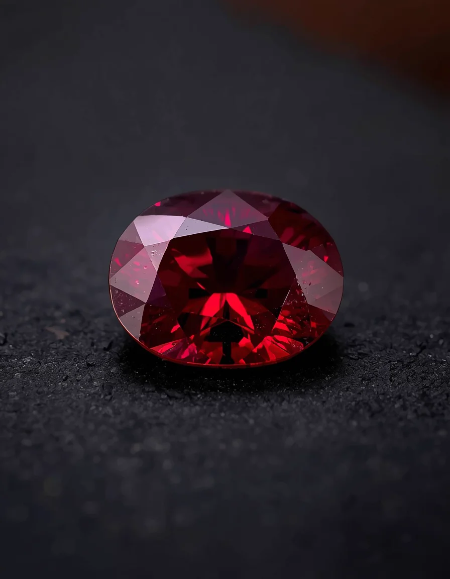 Burmese Pigeon Blood Ruby Oval Brilliant