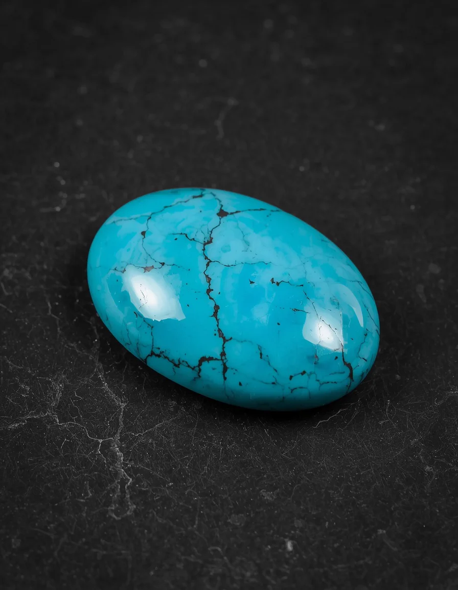 Natural Persian Turquoise Oval Cabochon
